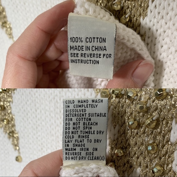 Vintage Gitane Knit Gold Star Sweater - Picture 8 of 8